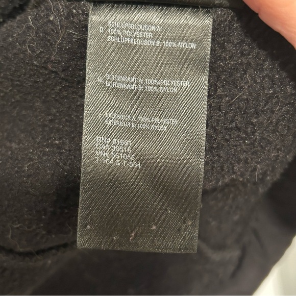 The North Face Denali Fleece Jacket Girls L 14/16 Black Polartec Full Zip Youth - Picture 7 of 9